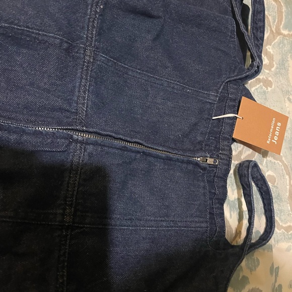 Reformation | Melody Denim Jumpsuit | Prespa - 2 - Picture 2 of 5